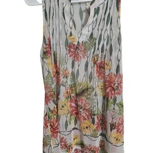 PerSeption Concept Floral Patterned Sheer Blouse